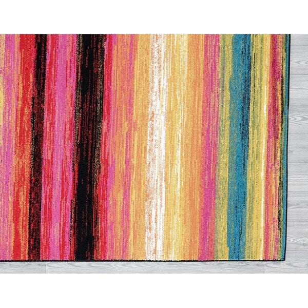 Porch & Den Murre Multi-colored Abstract Area Rug