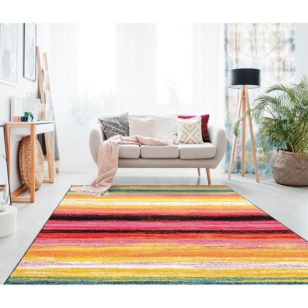 Porch & Den Murre Multi-colored Abstract Area Rug