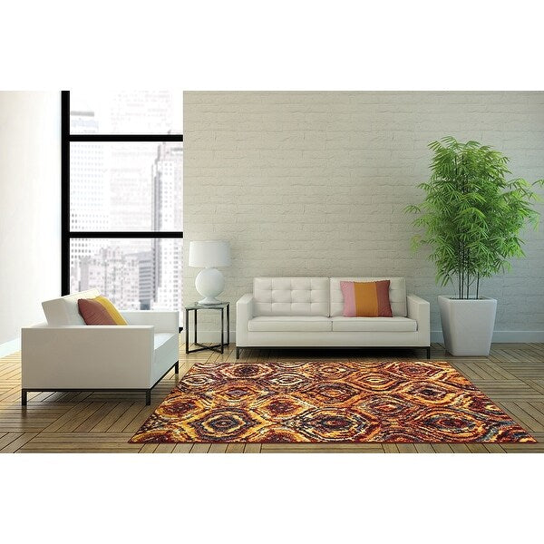 Porch & Den Nadina Multi-colored Modern/ Abstract Area Rug