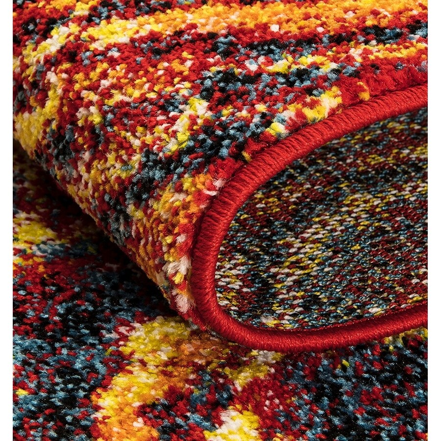 Porch & Den Nadina Multi-colored Modern/ Abstract Area Rug