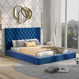 Queen/Full Size Tufted Storage Platform Bed