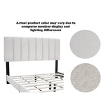 Queen Size Adjustable Upholstered Bed Frame, Vintage Style, Queen Size Bed