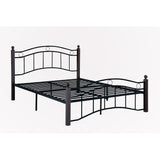 Queen Size Metal Bed Frame with Headboard and Footboard