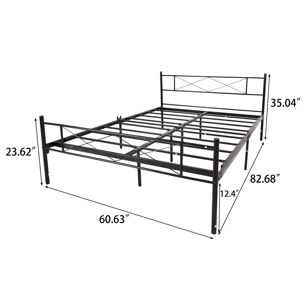 Queen Size Metal Bed Frame
