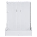 Queen Size Murphy Bed Wall Bed with Cushion