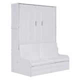 Queen Size Murphy Bed Wall Bed with Cushion
