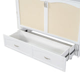 Queen Size Murphy Bed Wall Bed with One Set of Sockets & USB Ports