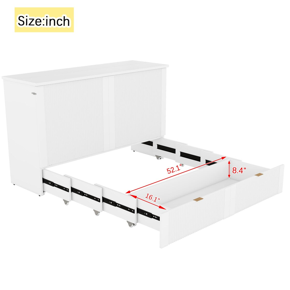 Queen Size Murphy Bed Wall Bed