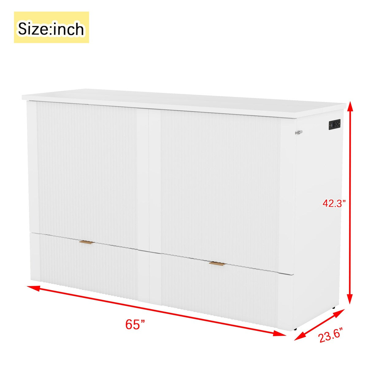 Queen Size Murphy Bed Wall Bed