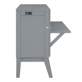 Queen Size Murphy Bed with USB Port and removable Shelves on Each Side
