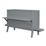 Queen Size Murphy Bed with USB Port and removable Shelves on Each Side