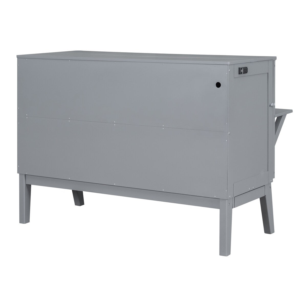 Queen Size Murphy Bed with USB Port and removable Shelves