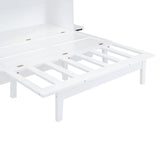 Queen Size Murphy Bed with USB Port and removable Shelves