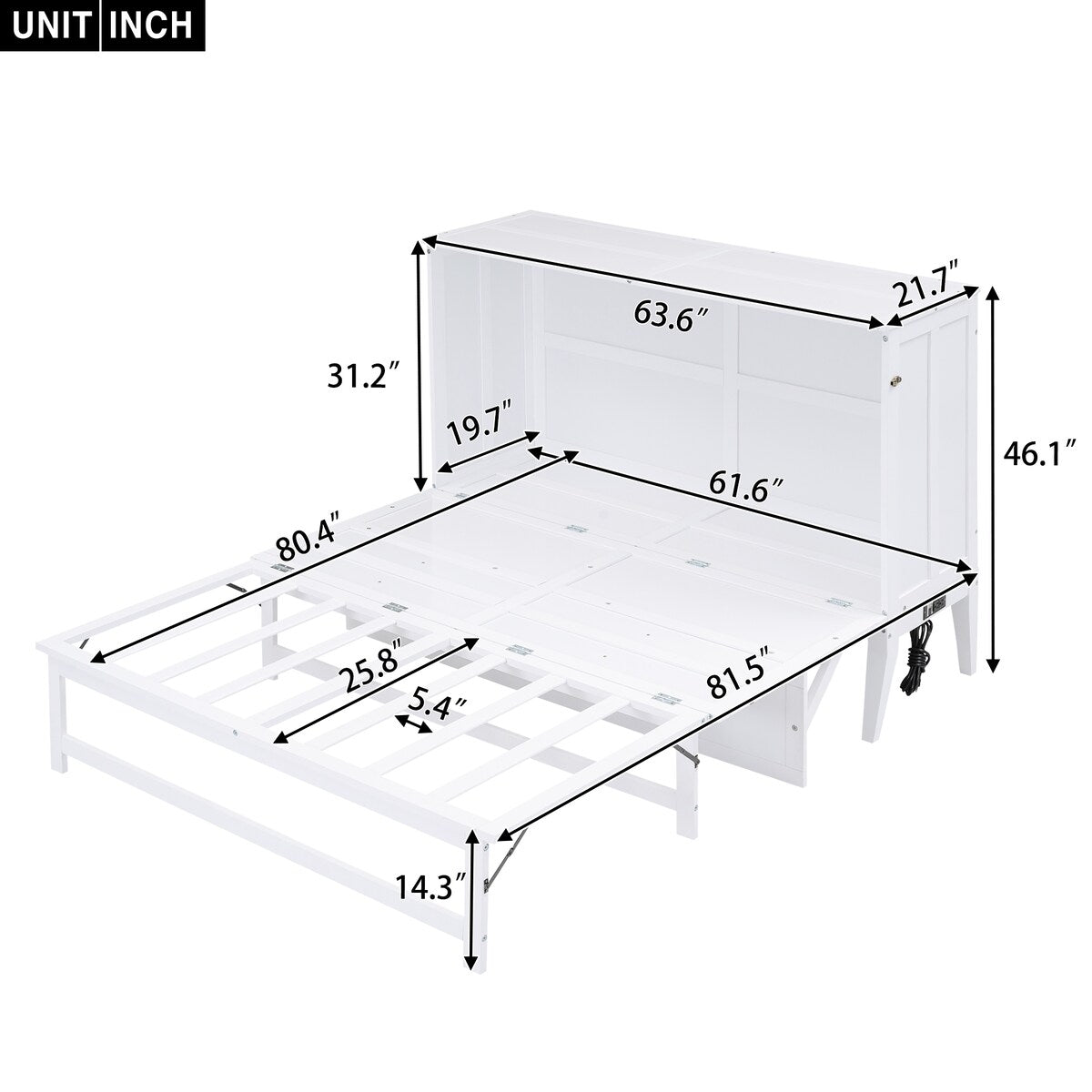 Queen Size Murphy Bed