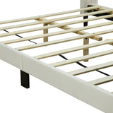 Queen Size Velvet Upholstered Platform Bed