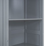 Queen Size Wooden Murphy Bed Wall Bed with Shelves