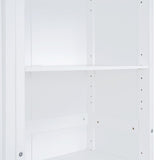 Queen Size Wooden Murphy Bed Wall Bed with Shelves