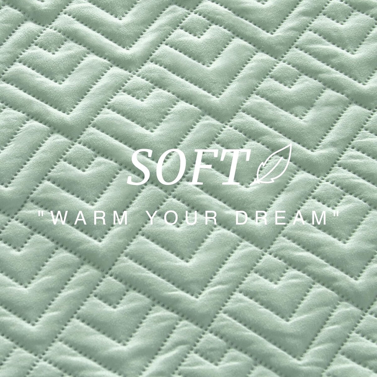 Quilt Set Full Queen Size 3 Piece,Lightweight Soft Coverlet Modern Style Squares Pattern Bedspread Set(1 Quilt,2 Pillow Shams)