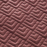 Quilt Set Full Queen Size 3 Piece,Lightweight Soft Coverlet Modern Style Squares Pattern Bedspread Set(1 Quilt,2 Pillow Shams)