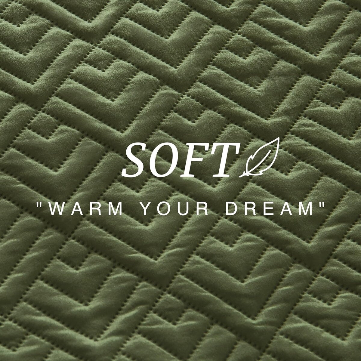 Quilt Set Full Queen Size 3 Piece,Lightweight Soft Coverlet Modern Style Squares Pattern Bedspread Set(1 Quilt,2 Pillow Shams)