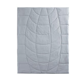 Quilted Ergonomic Design Throw Blanket 50" x 70" Grey