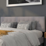 Quilted Tufted Upholstered Headboard