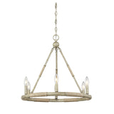 The Gray Barn Lunasa 6-light Rope and Wood Chandelier
