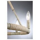The Gray Barn Lunasa 6-light Rope and Wood Chandelier