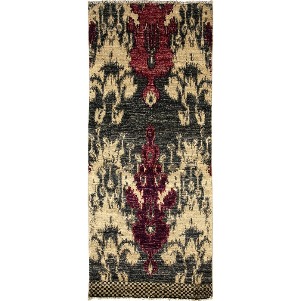 Overton Quneistan Hand Knotted Runner (2'7" X 6'1") - 2'7" x 6'1" Runner/Surplus