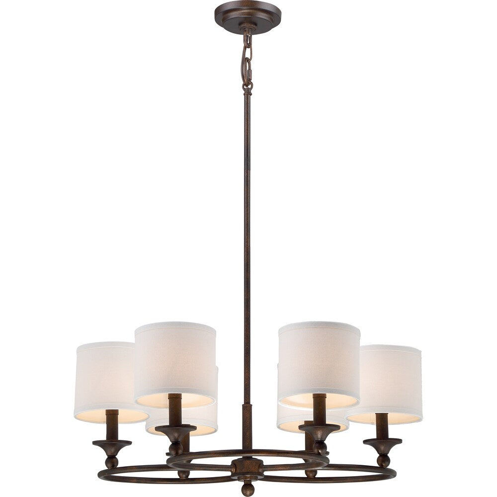 Quoizel Adams Chandelier with 6 Lights