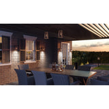 Quoizel Brockton Rustic Black Small 1-light Outdoor Wall Lantern