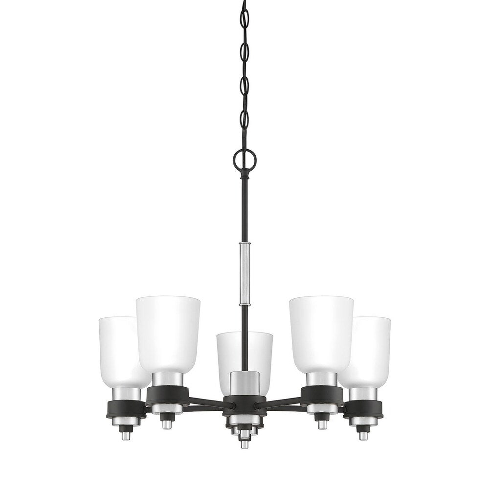Quoizel Conrad Brushed Nickel 5-light Chandelier