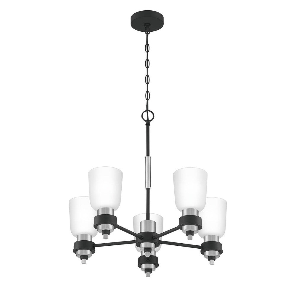 Quoizel Conrad Brushed Nickel 5-light Chandelier