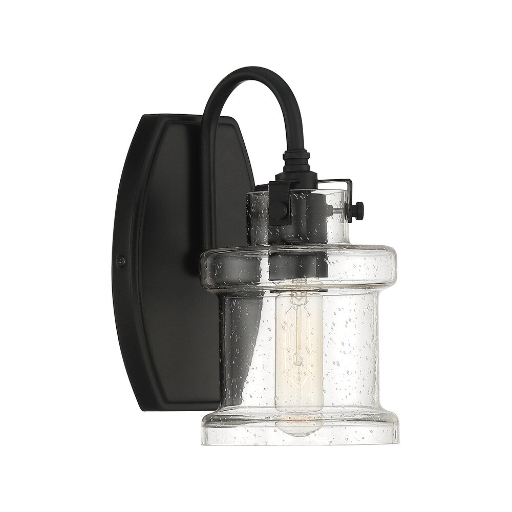 Quoizel Danbury Earth Black 1-light Bath Light