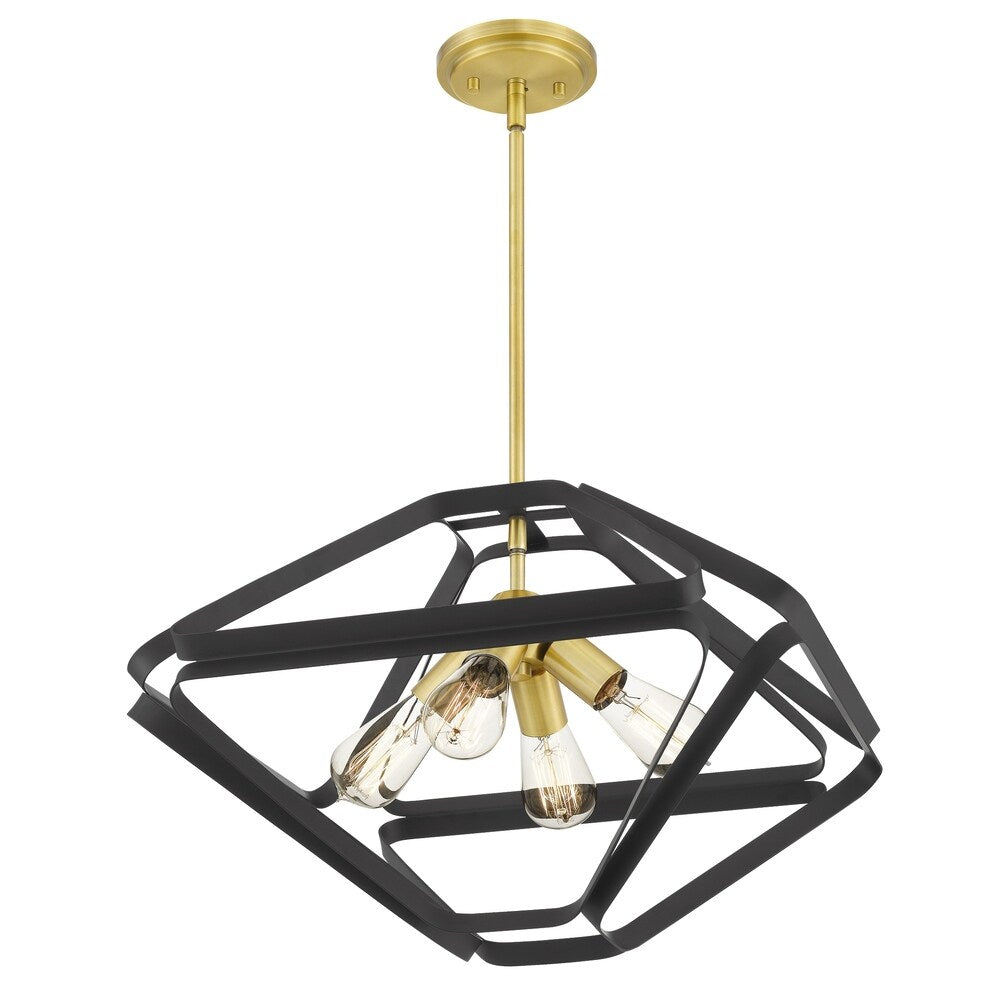 Quoizel Dorsey Western Bronze 4-light Pendant