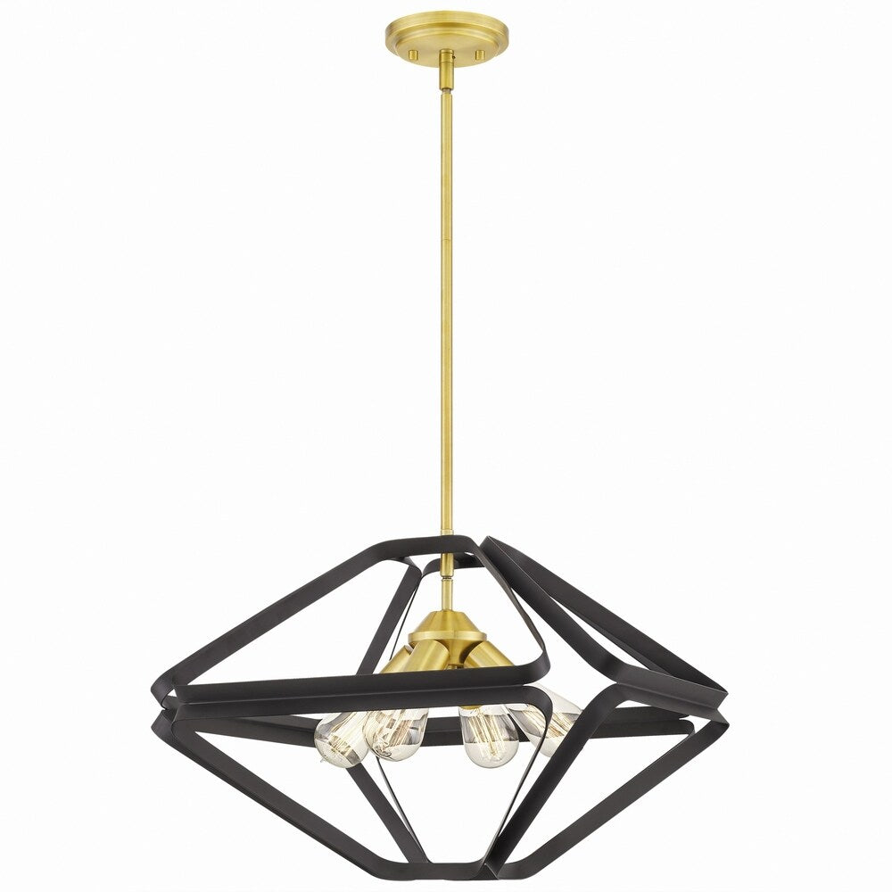 Quoizel Dorsey Western Bronze 4-light Pendant