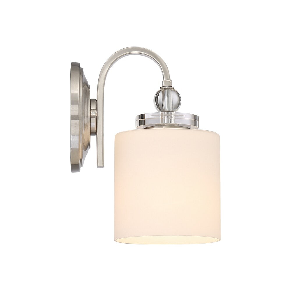 Quoizel Downtown Frosted Glass Wall Sconce With 1 Light