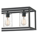 Quoizel New Harbor Old Bronze 5-Light Linear Outdoor Chandelier