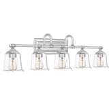 Copper Grove Soctra 5-light Silvertone Bath Light