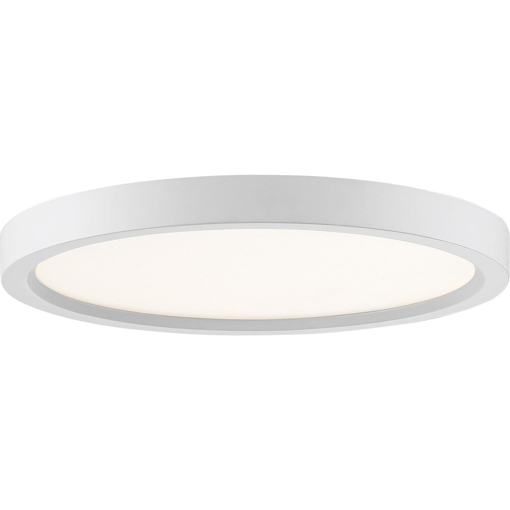 Quoizel Outskirt Aluminum 15-watt Flush Mount
