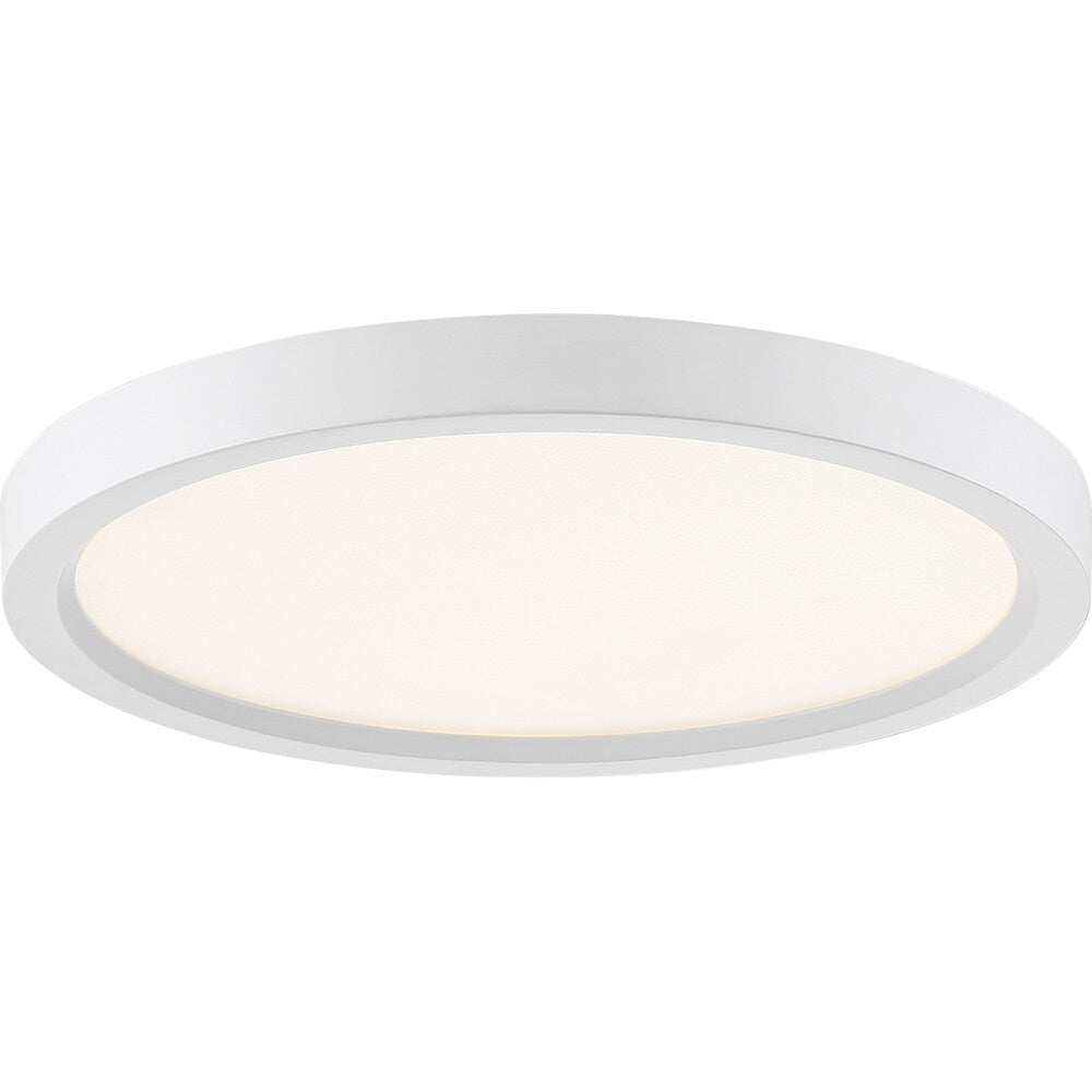 Quoizel Outskirt Aluminum 15-watt Flush Mount