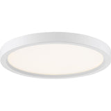 Quoizel Outskirt Aluminum 15-watt Flush Mount