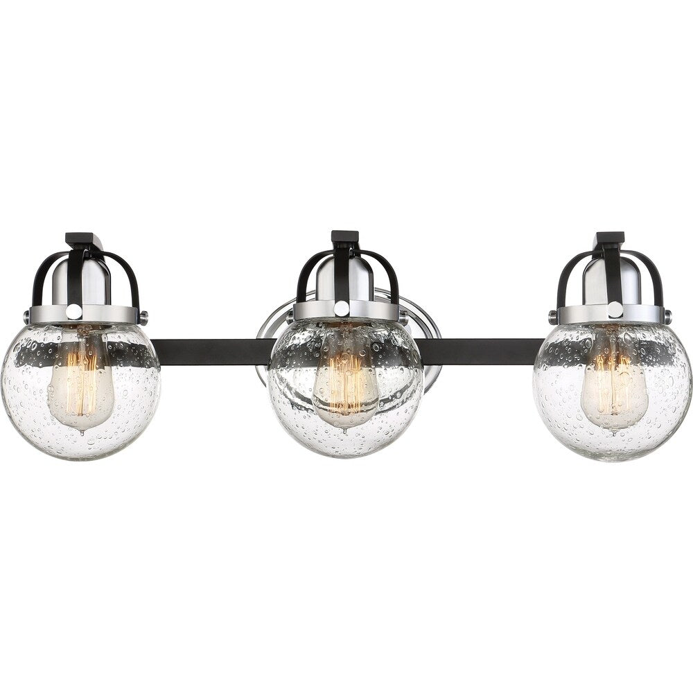Quoizel Piermont Earth Black 3-light Bath Light