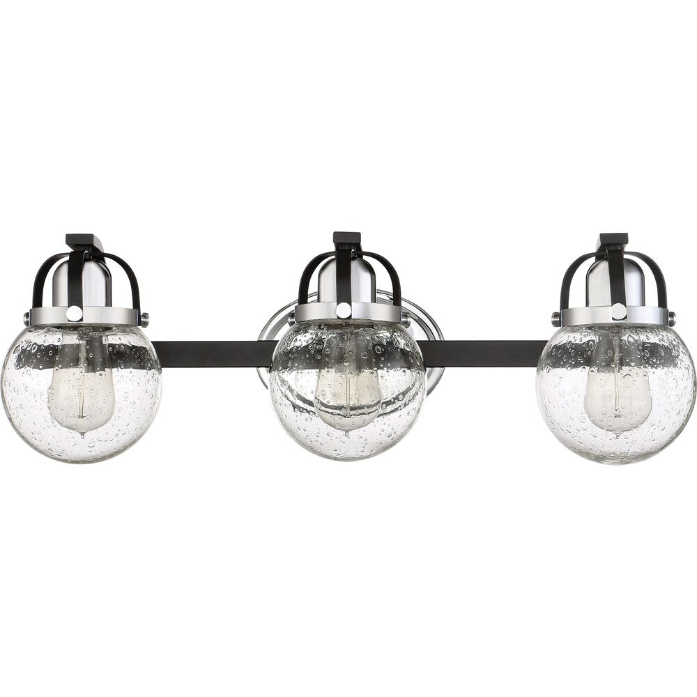 Quoizel Piermont Earth Black 3-light Bath Light
