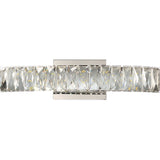 Quoizel Platinum Collection Gala Polished Chrome and Crystal Glass Jeweled Wall Fixture - Silver - Polished Chrome
