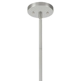 Quoizel Pruitt White Painted Etched Glass 1-light Mini Pendant