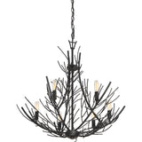 Quoizel Thornhill 6-Light Marcado Black Rustic Chandelier