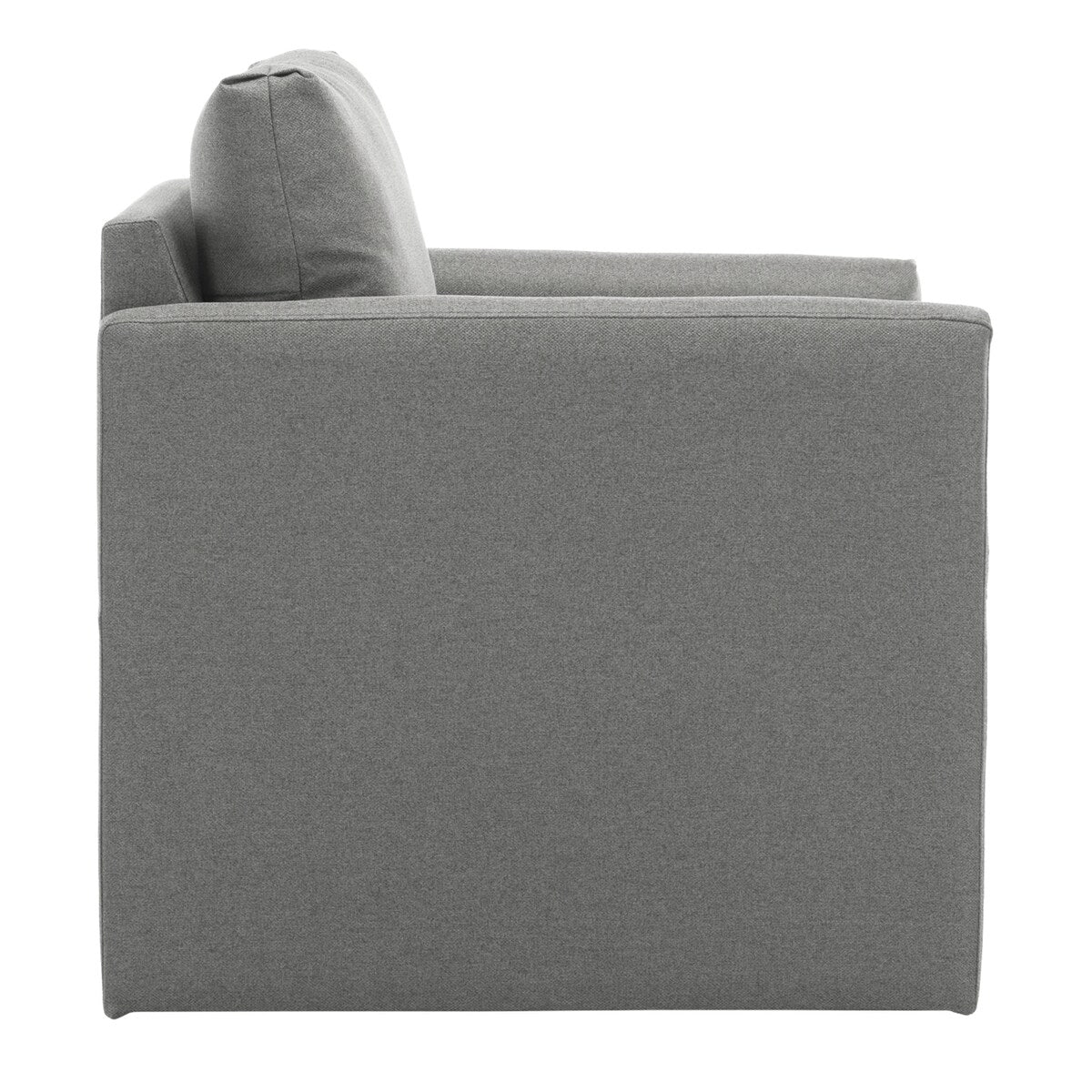 Qwork Modern Upholstered Single Sofa Armchair Accent Chair