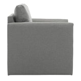 Qwork Modern Upholstered Single Sofa Armchair Accent Chair