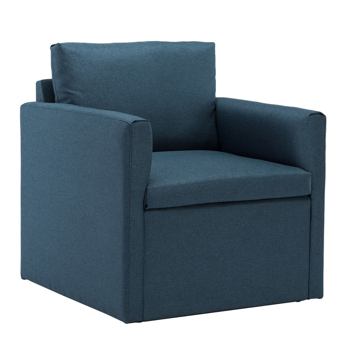 Qwork Modern Upholstered Single Sofa Armchair Accent Chair